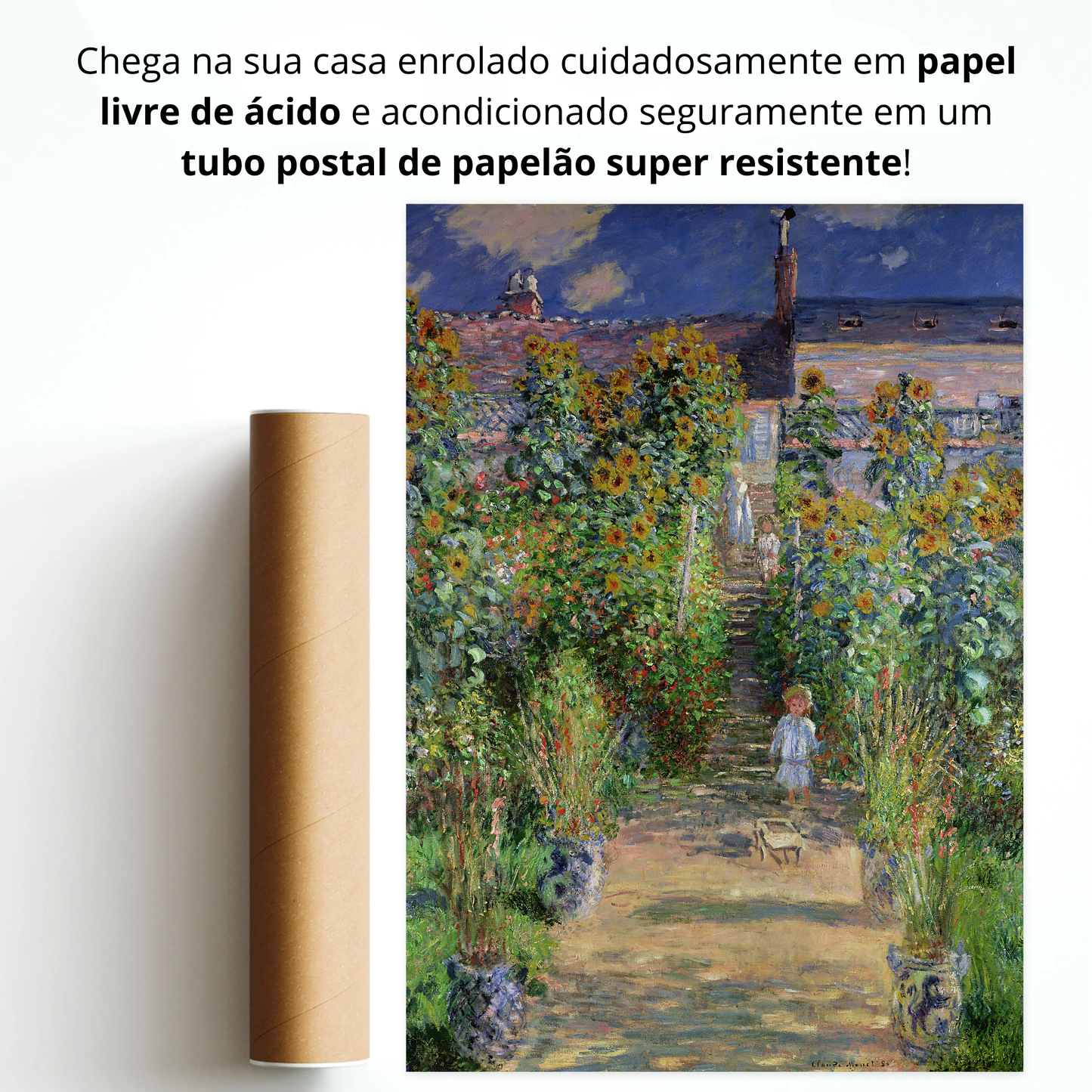 O Jardim do Artista em Vétheuil (Le Jardin de l'Artiste à Vétheuil)
