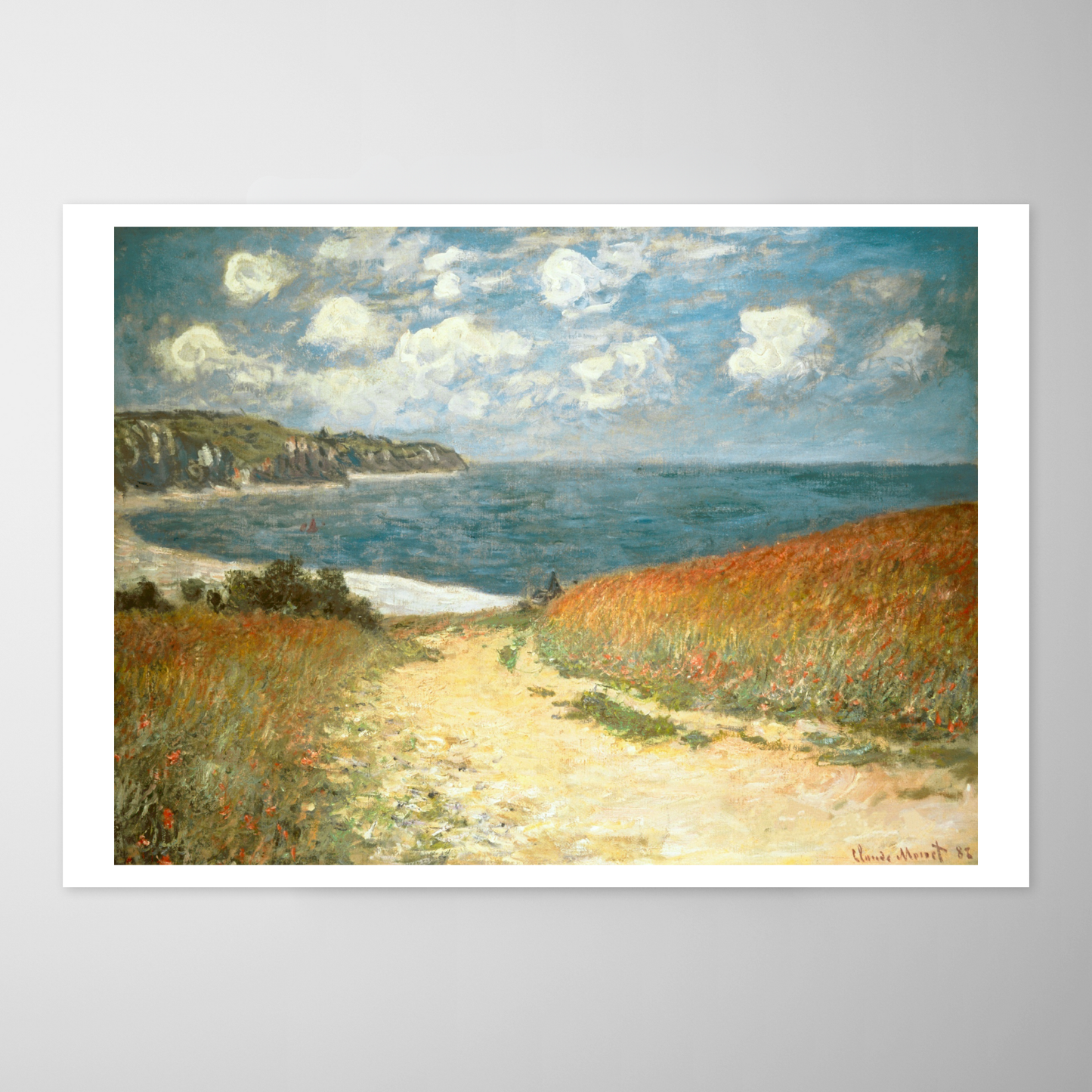 Caminho no trigo em Pourville (Chemin dans les blés à Pourville)