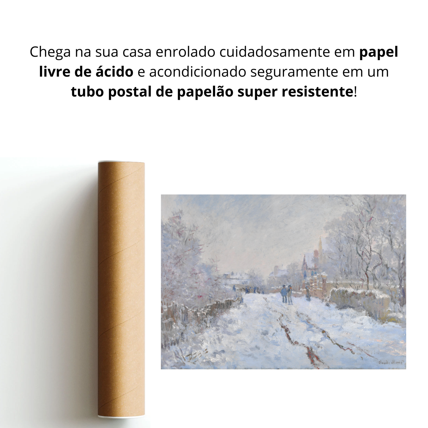 Neve em Argenteuil (Snow Scene at Argenteuil)