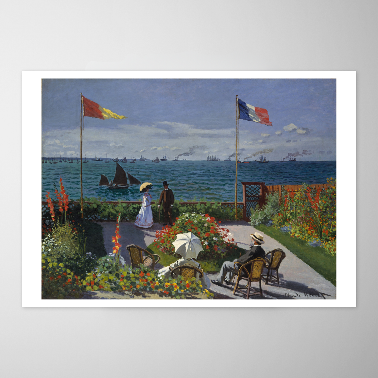 Terraço em Sainte-Adresse (Terrasse à Sainte-Adresse)