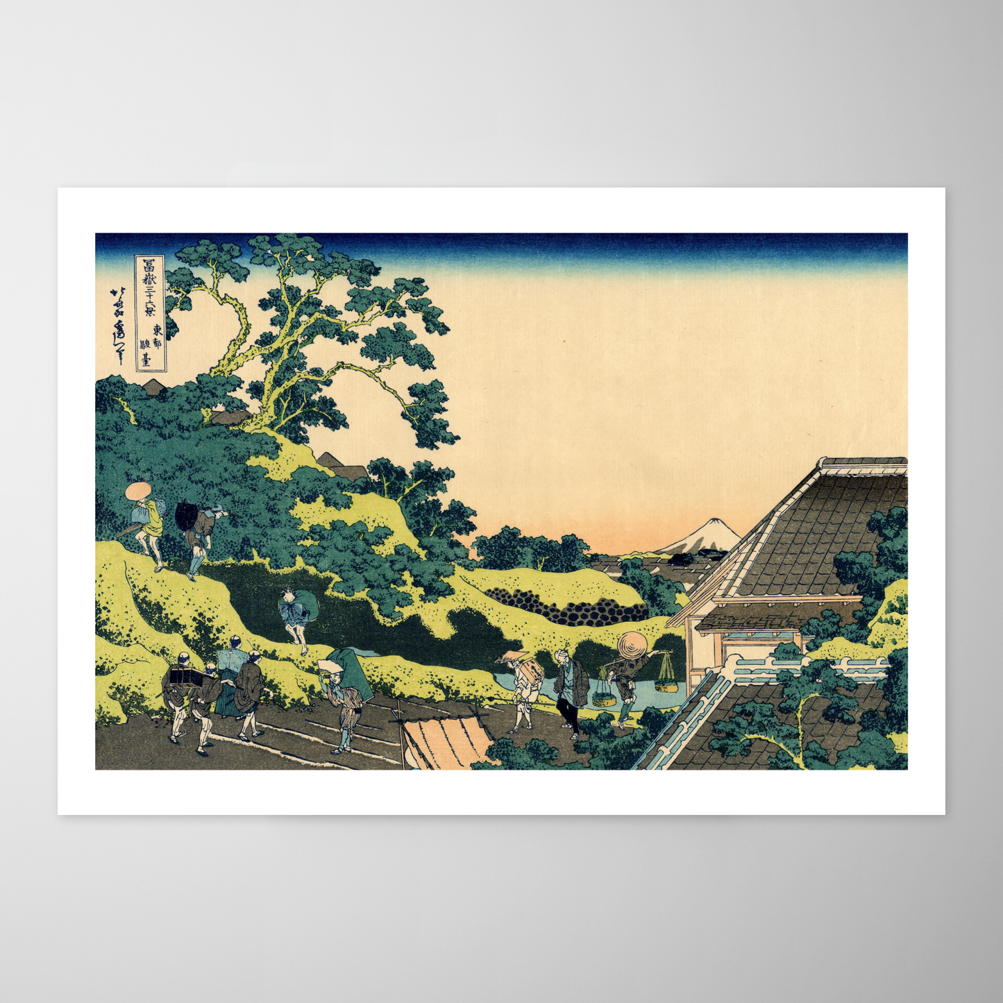 O Fuji visto da passagem de Mishima (Koshu Mishima-goe)