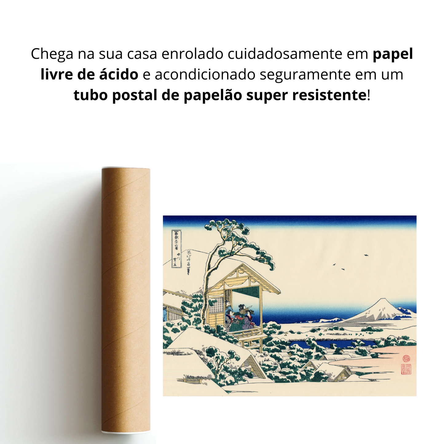 Casa de chá em Koishikawa. Na manhã seguinte a uma nevasca (Koishikawa Yuki no Ashita)