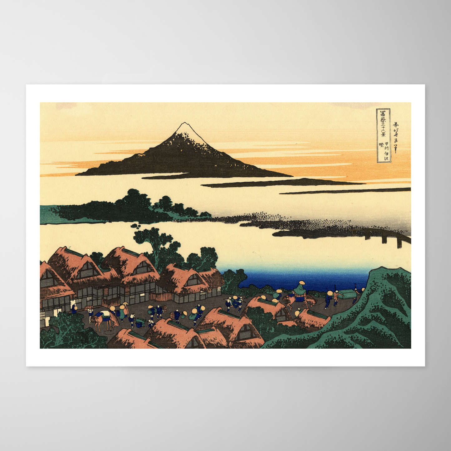 Amanhecer em Isawa, na província de Kai (Koshu Isawa no Akatsuki)