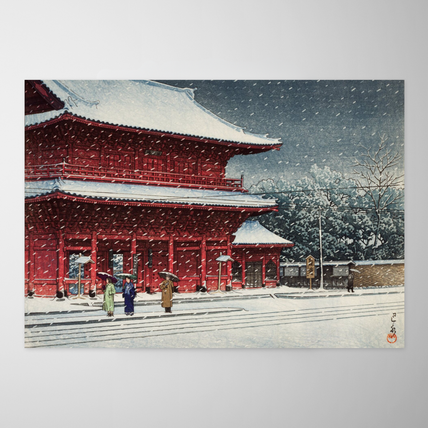 Neve no Templo Zojoji (Zojoji no yuki)