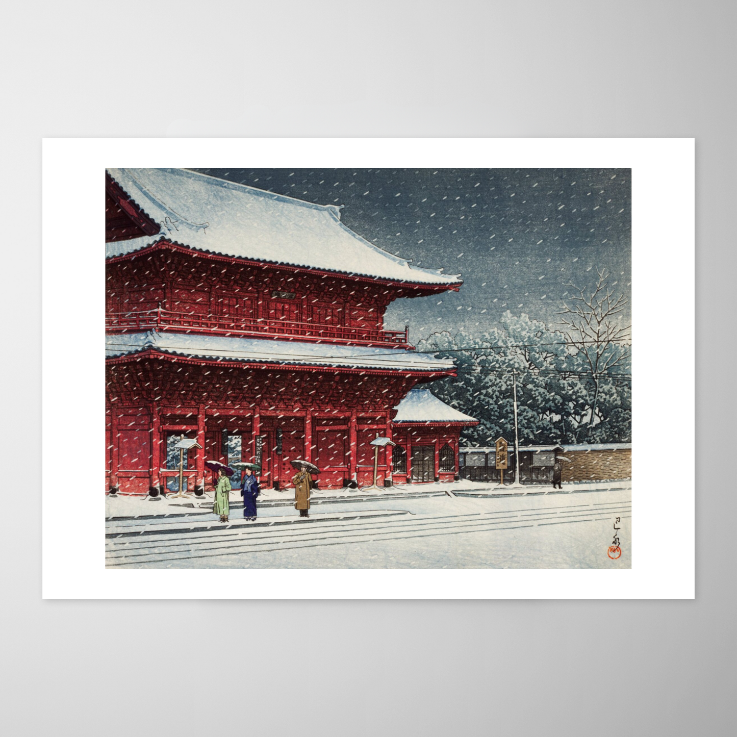 Neve no Templo Zojoji (Zojoji no yuki)