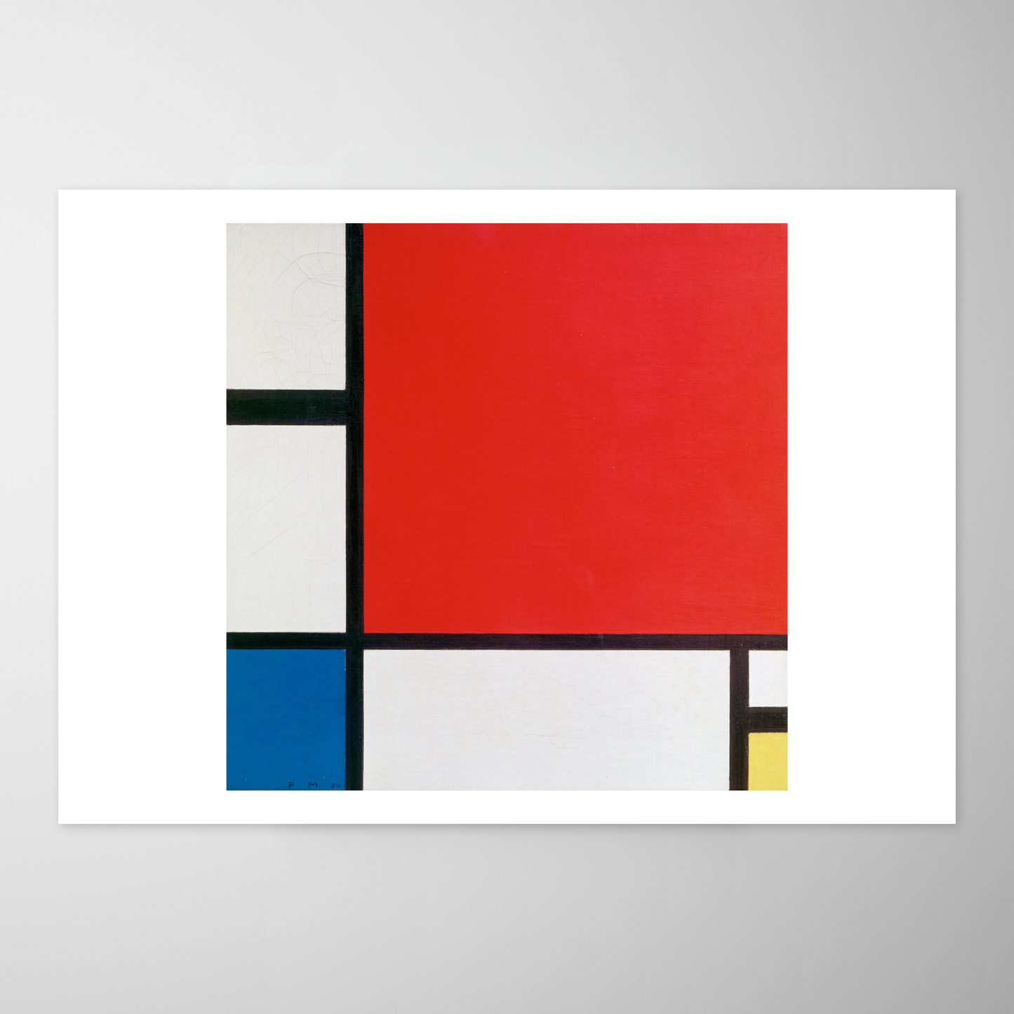 Composição com Vermelho, Azul e Amarelo (Compositie met rood, blauw en geel)