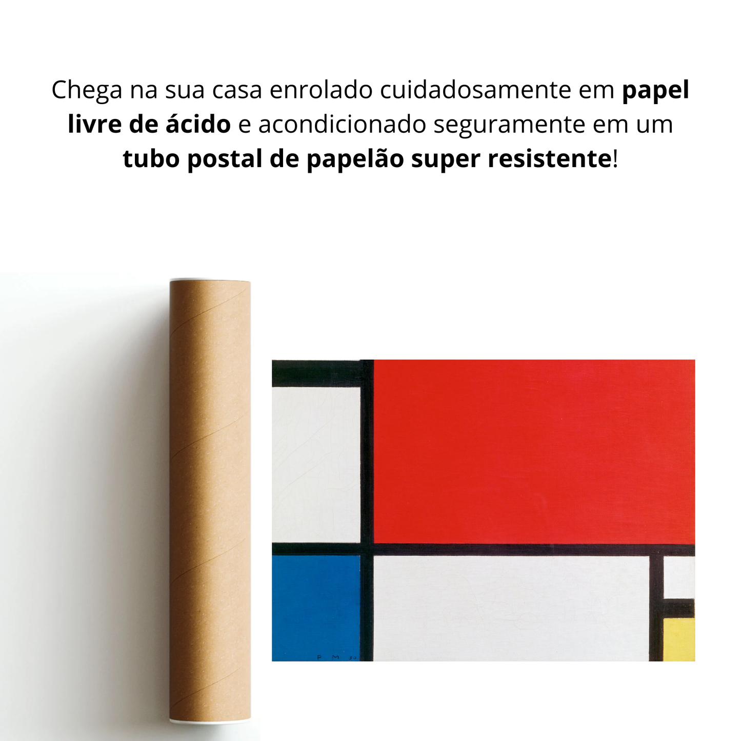 Composição com Vermelho, Azul e Amarelo (Compositie met rood, blauw en geel)