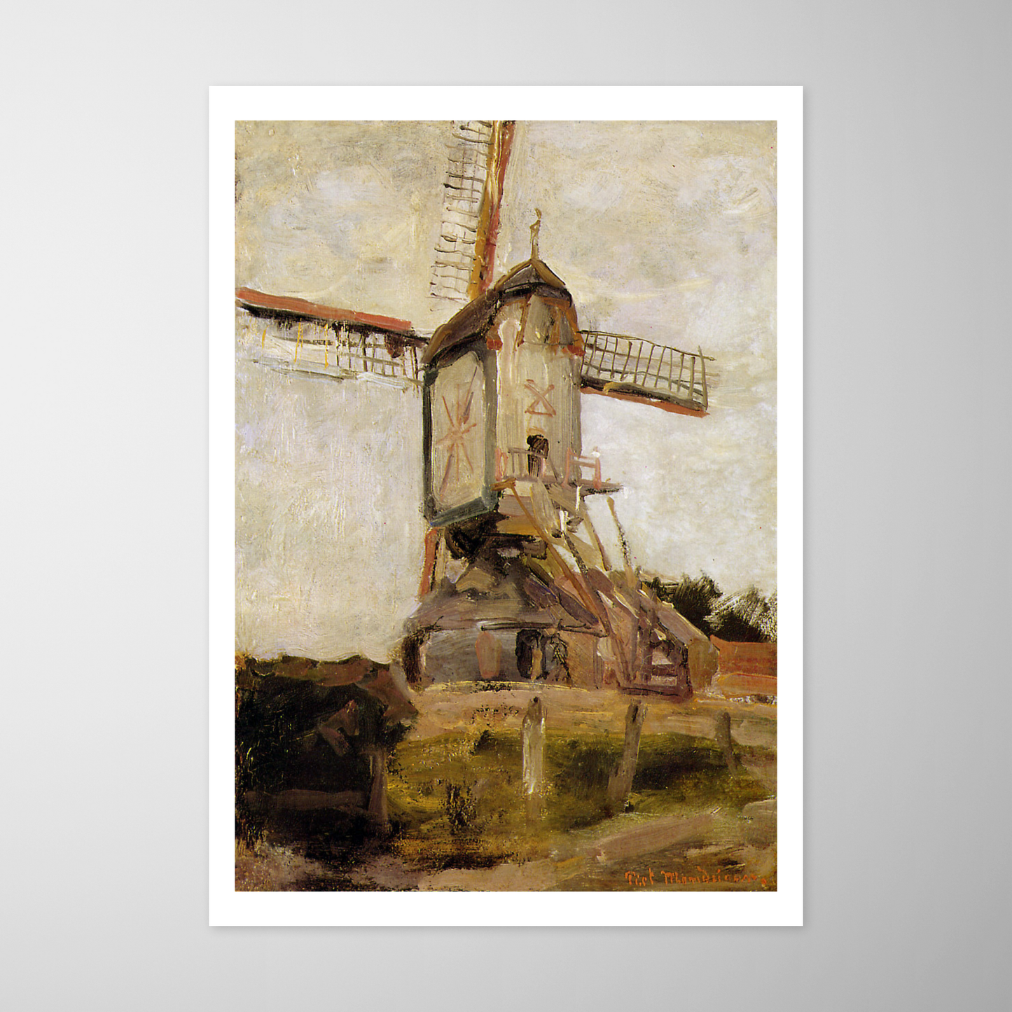 Moinho Heeswijk ao sol (Molen van Heeswijk in de Zon)