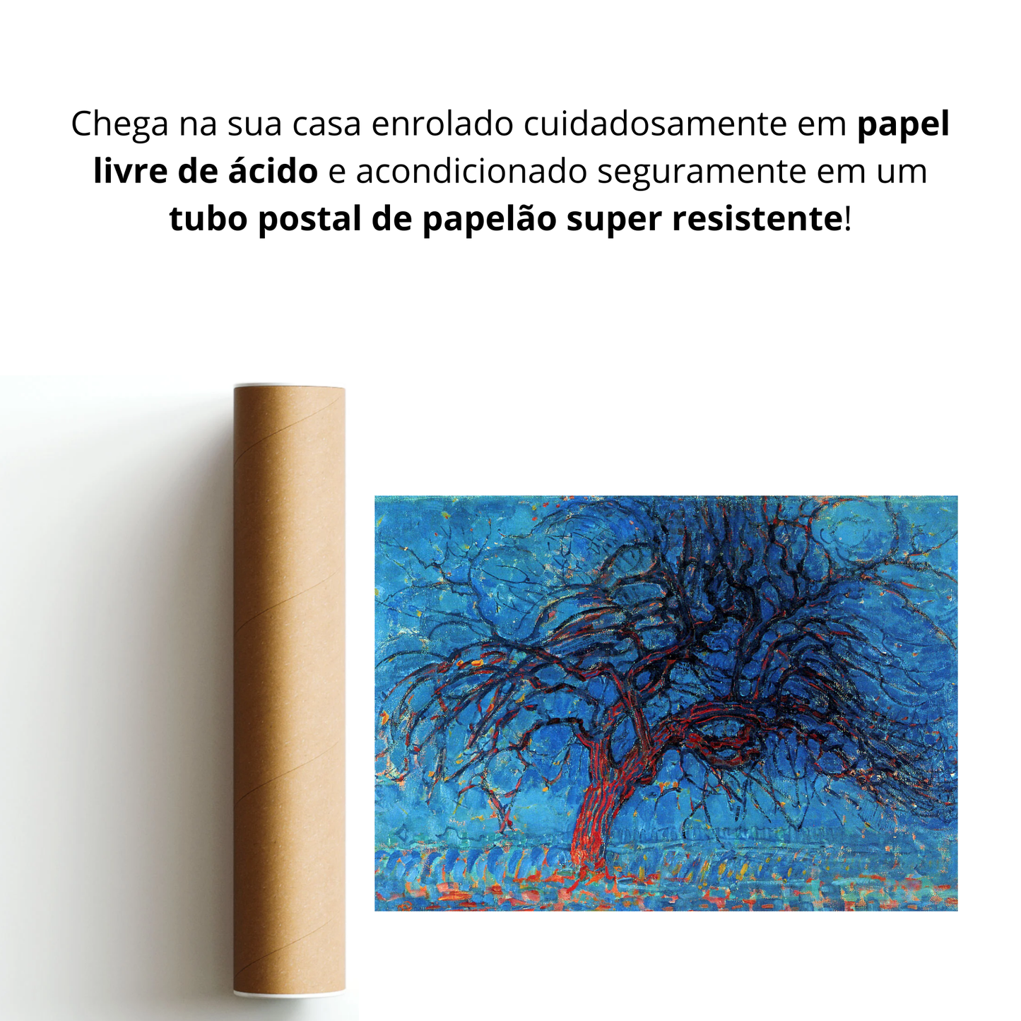 Noite: A árvore vermelha (Avond; De rode boom)