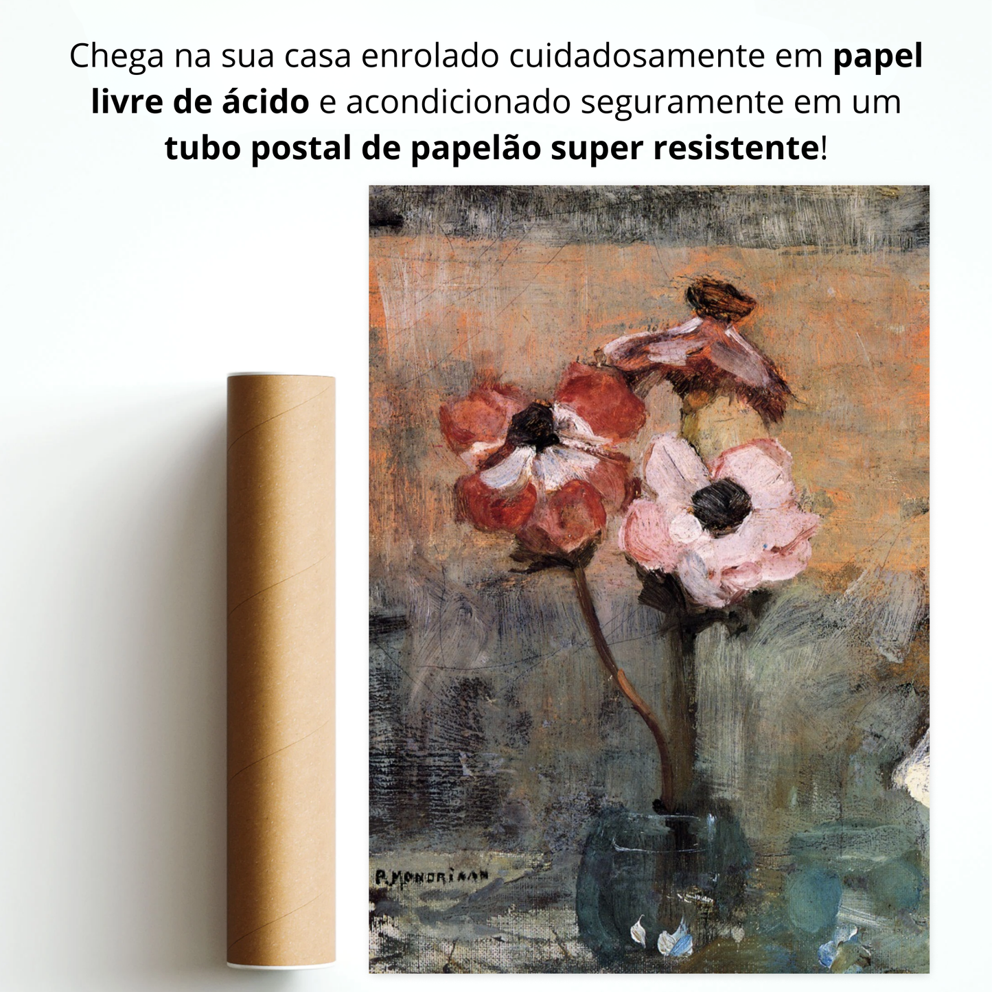 Anêmonas em um vaso (Anemonen in een vaas)