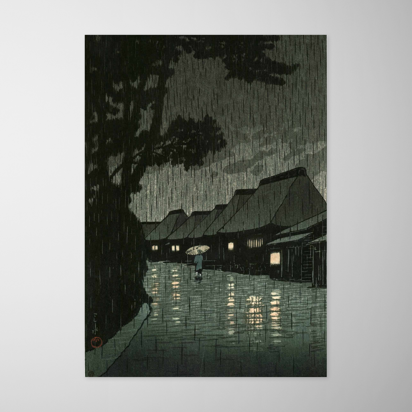 Chuva em Maekawa, Soshu (Sochu Maekawa no ame)