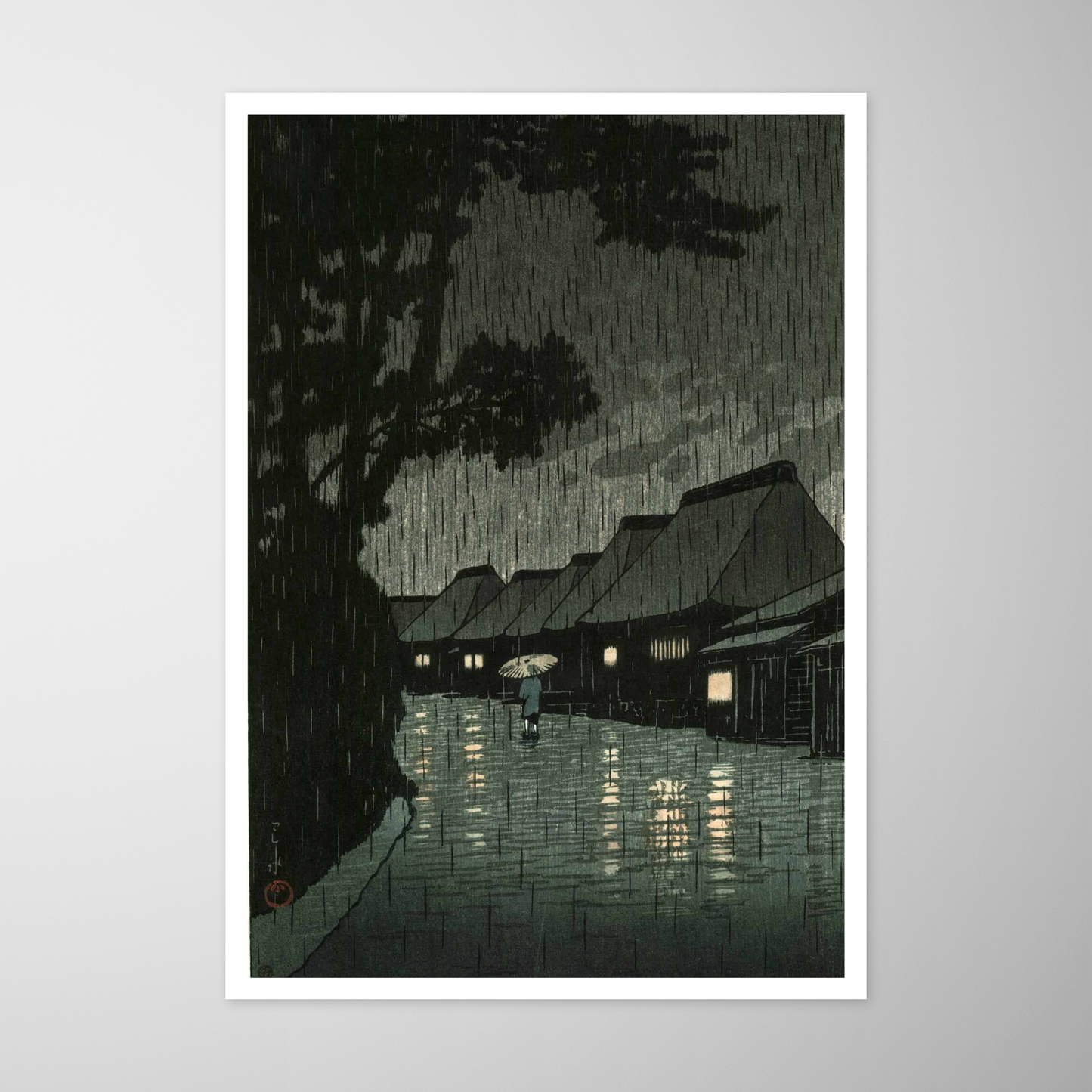 Chuva em Maekawa, Soshu (Sochu Maekawa no ame)