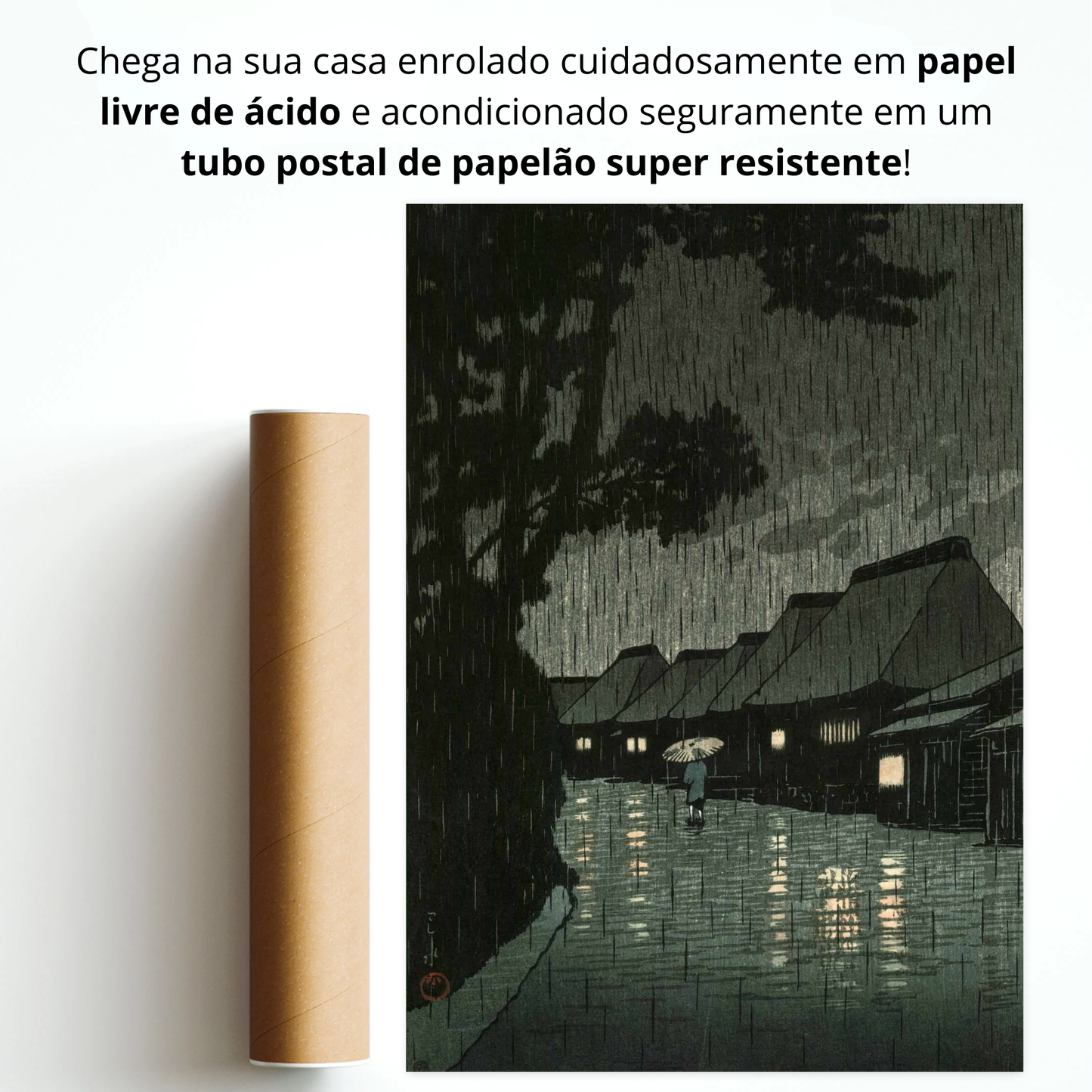 Chuva em Maekawa, Soshu (Sochu Maekawa no ame)