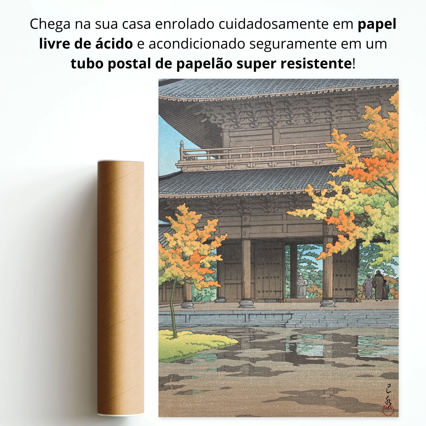 Chuva tardia de Outono, Templo Nanzen, Kyoto (Shigure no Ato)