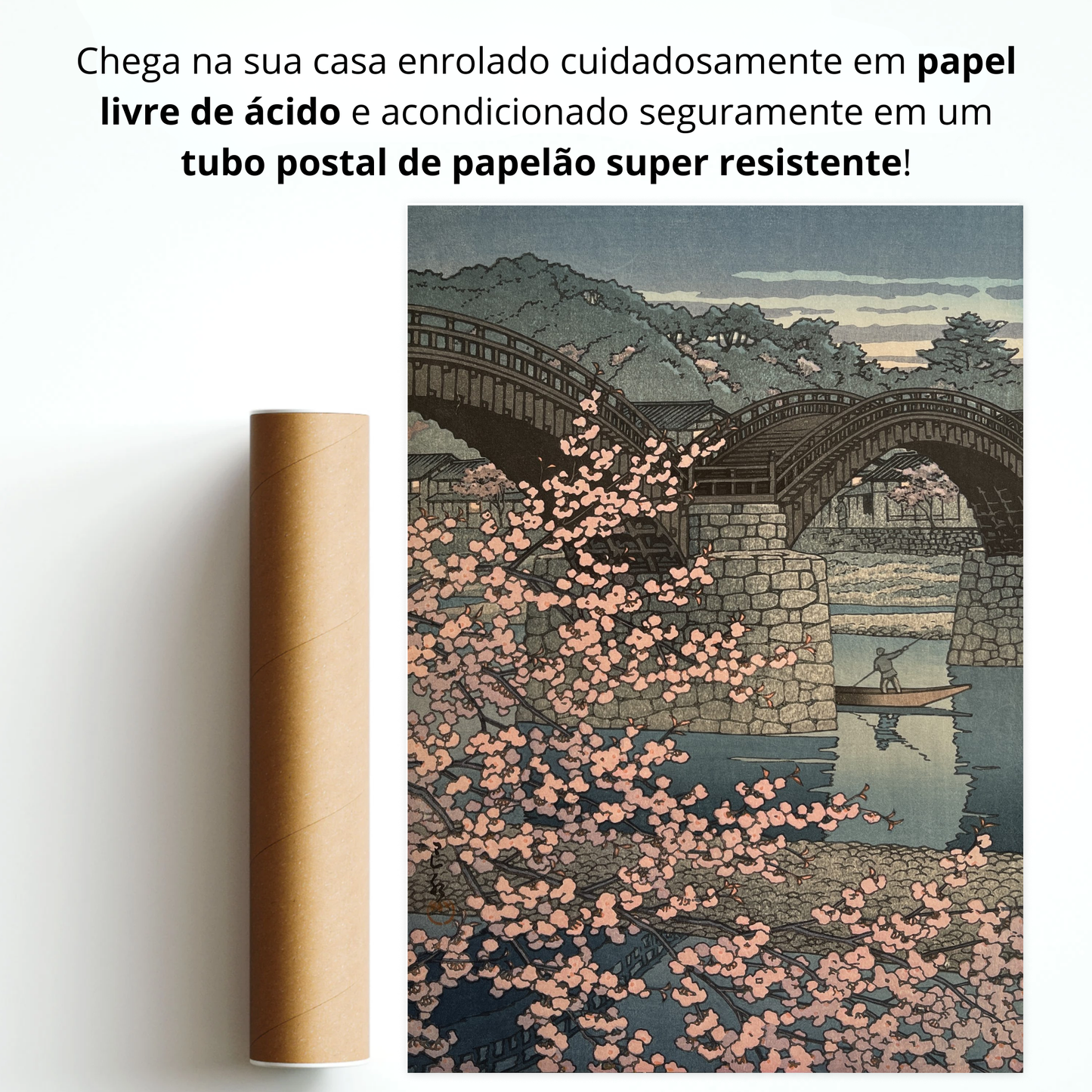 Fim de Tarde de Primavera na Ponte Kintai (Kintaikyo no Shunsho)