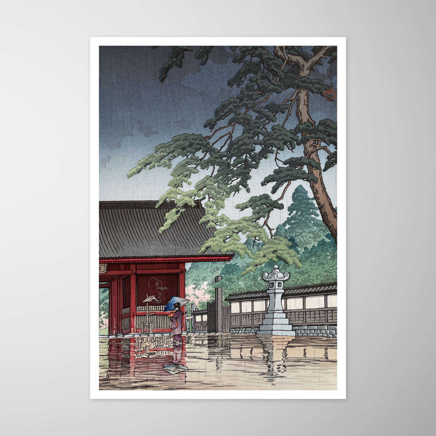 Chuva de Primavera no Templo Gokoku (Harusame - Gokokuji)