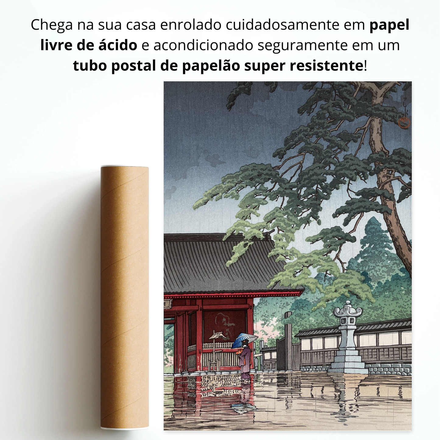 Chuva de Primavera no Templo Gokoku (Harusame - Gokokuji)
