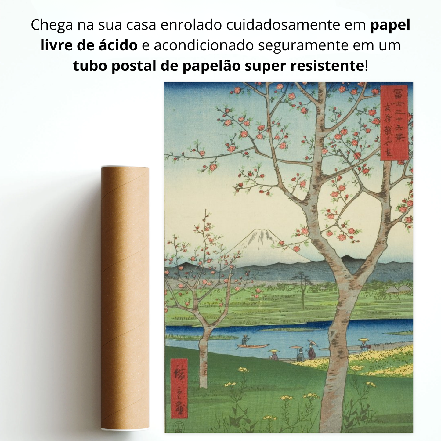 Os arredores de Koshigaya na província de Musashi (Musashi Koshigaya zai)