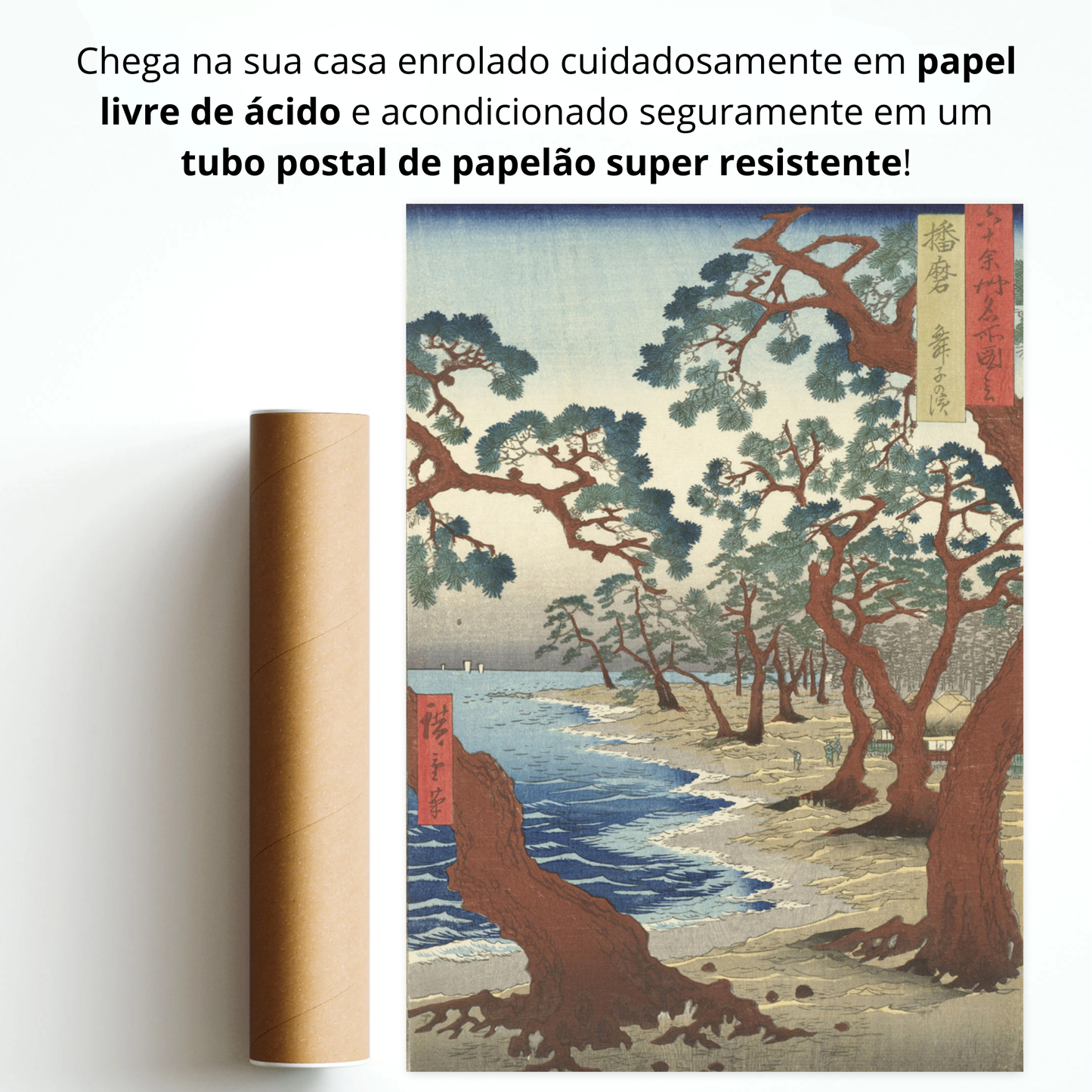 Praia de Maiko, província de Harima (Harima, Maiko no hama)