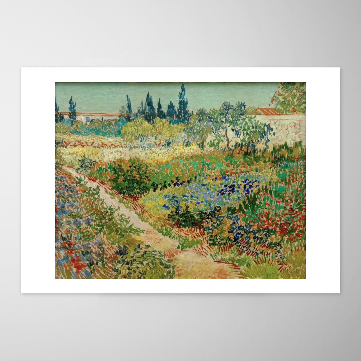 Jardim Florescendo com Caminho (Blühender Garten mit Pfad)