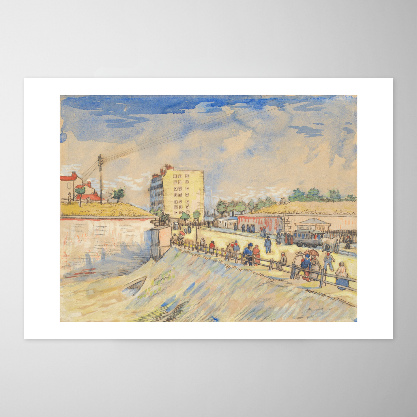 Portão nas muralhas de Paris (Porte de Clichy)