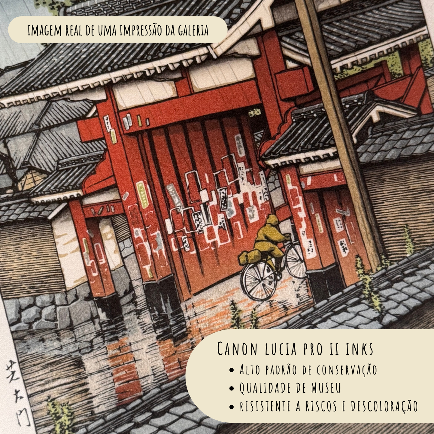 A costa de sete lagos em Kamakura (Tokaido Kanaya no Fuji)