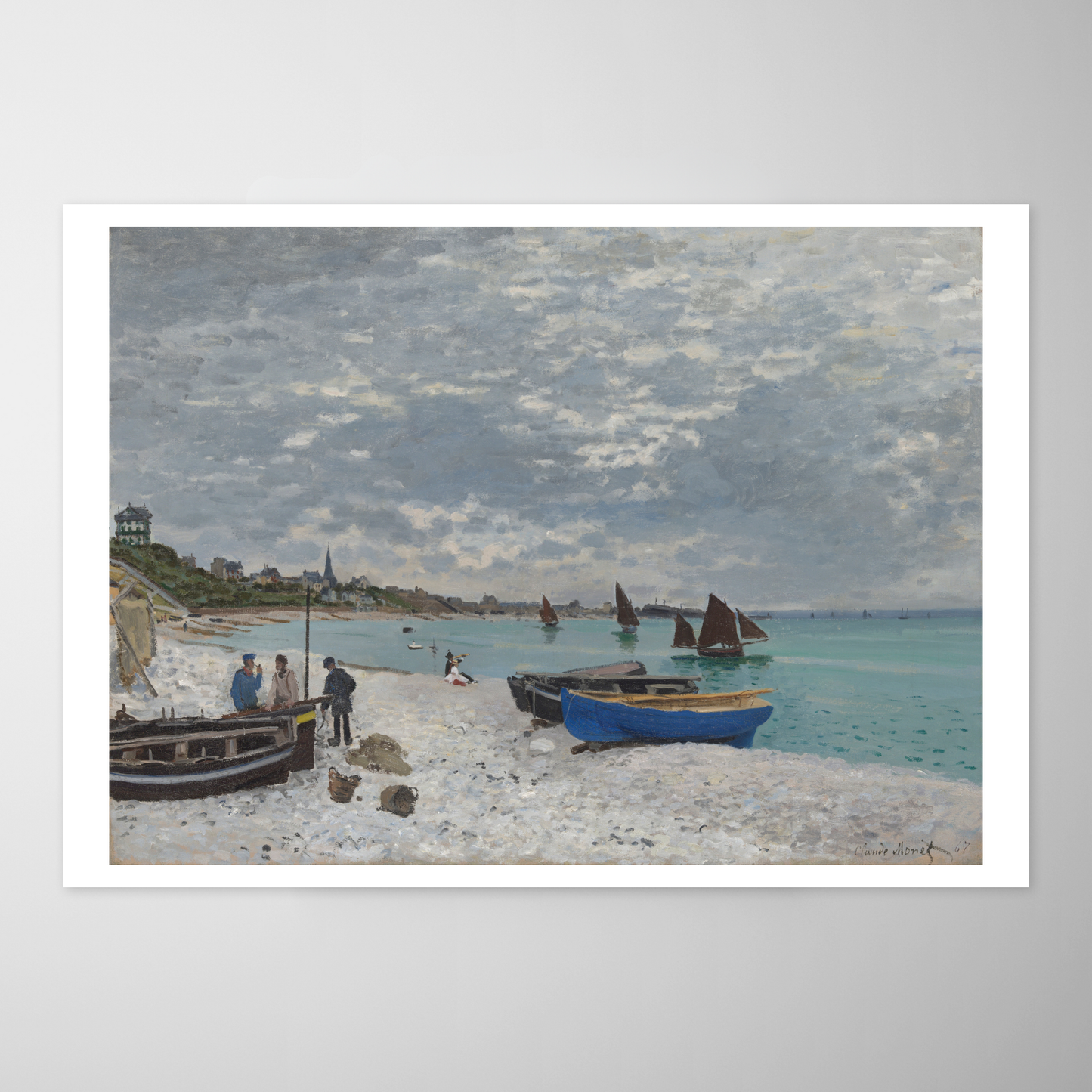 A Praia em Sainte-Adresse (La Plage à Sainte-Adresse)