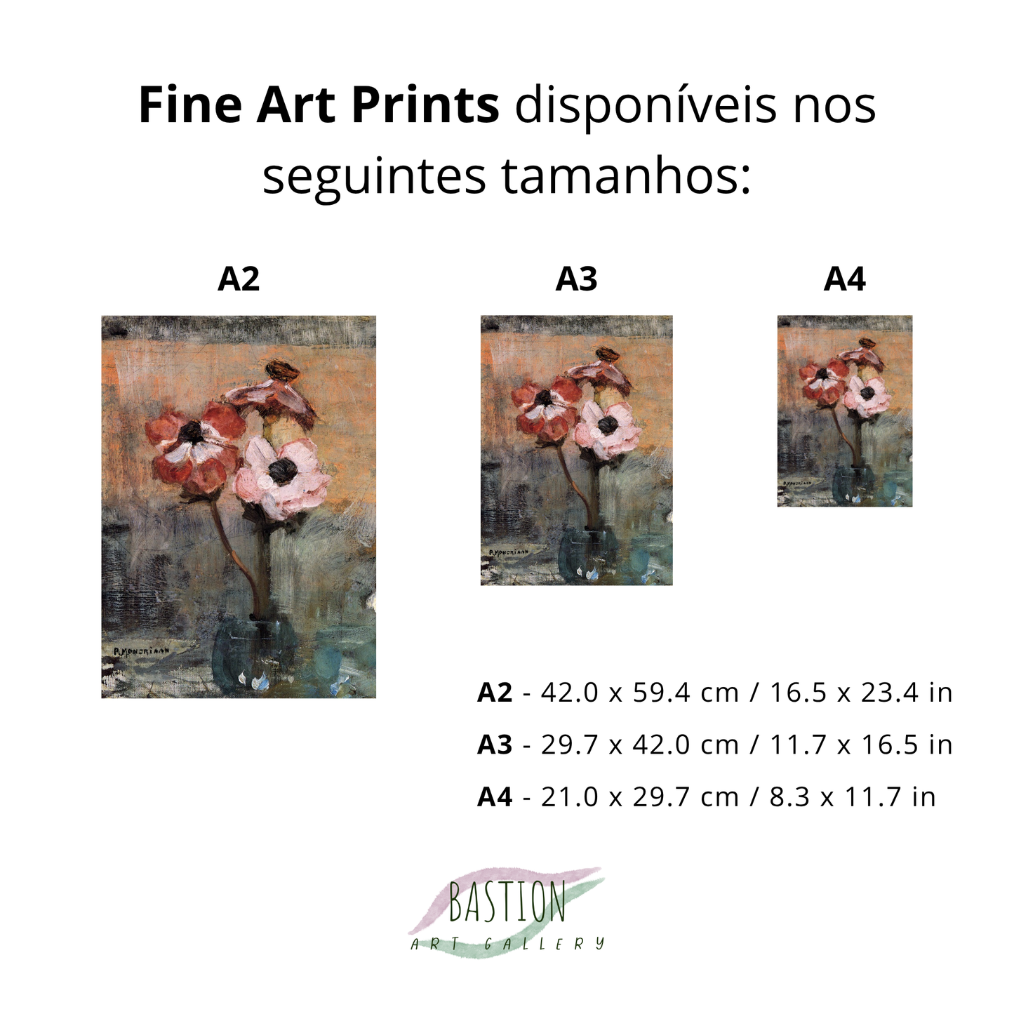 Anêmonas em um vaso (Anemonen in een vaas)