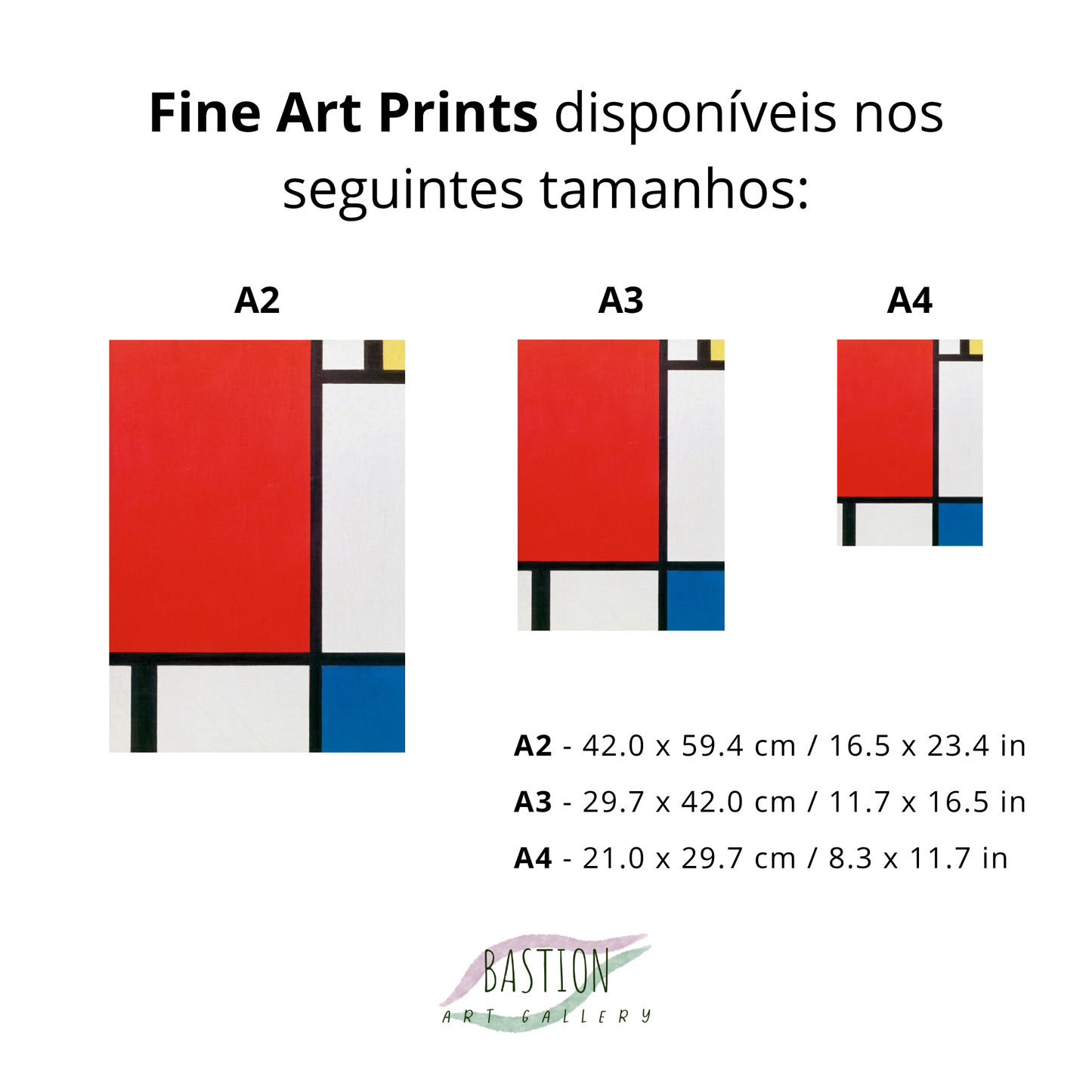 Composição com Vermelho, Azul e Amarelo (Compositie met rood, blauw en geel)