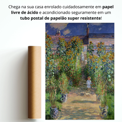 O Jardim do Artista em Vétheuil (Le Jardin de l'Artiste à Vétheuil)