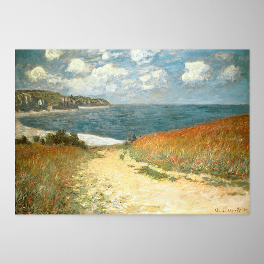 Caminho no trigo em Pourville (Chemin dans les blés à Pourville)