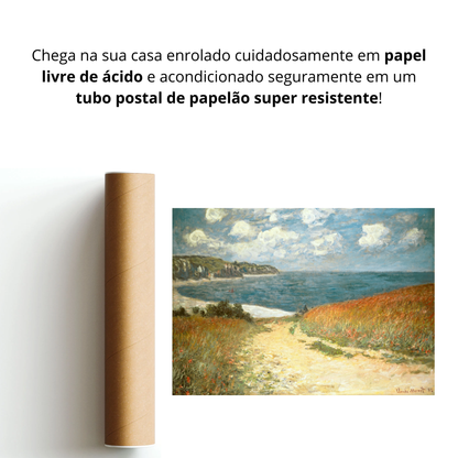 Caminho no trigo em Pourville (Chemin dans les blés à Pourville)
