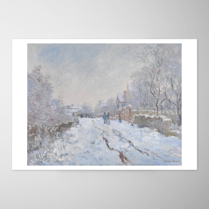 Neve em Argenteuil (Snow Scene at Argenteuil)