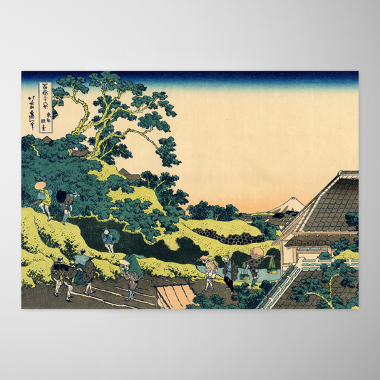 O Fuji visto da passagem de Mishima (Koshu Mishima-goe)