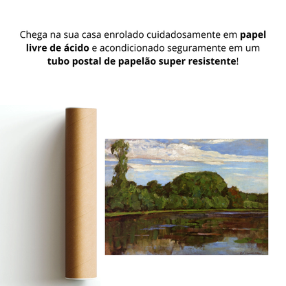 Fazenda Geinrust com árvore isolada à esquerda (Geinrust Farm with Isolated Tree at Left)