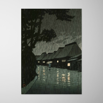 Chuva em Maekawa, Soshu (Sochu Maekawa no ame)