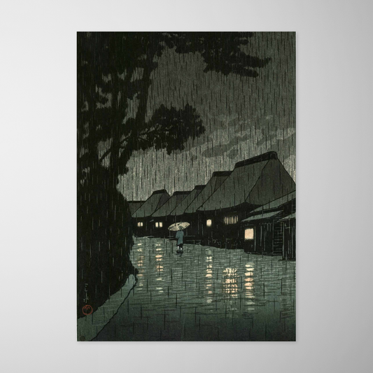 Chuva em Maekawa, Soshu (Sochu Maekawa no ame)