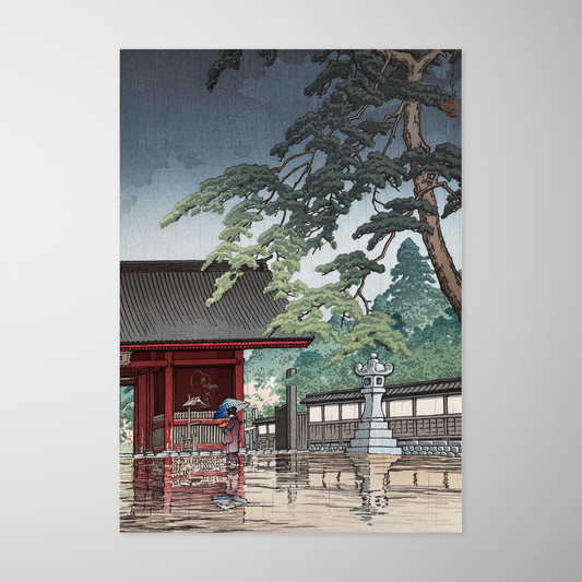Chuva de Primavera no Templo Gokoku (Harusame - Gokokuji)