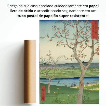 Os arredores de Koshigaya na província de Musashi (Musashi Koshigaya zai)