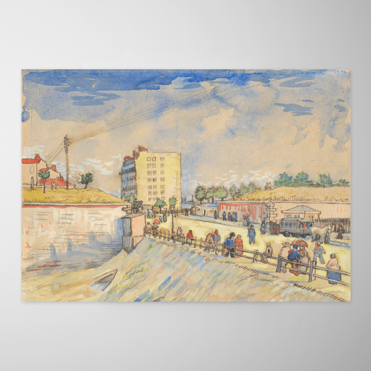 Portão nas muralhas de Paris (Porte de Clichy)