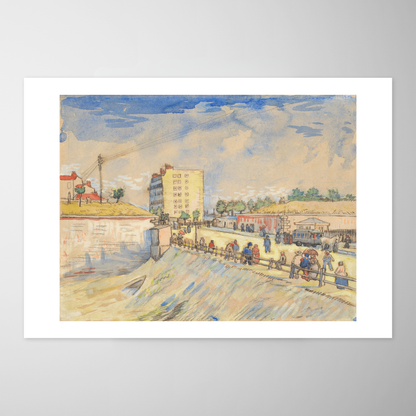 Portão nas muralhas de Paris (Porte de Clichy)