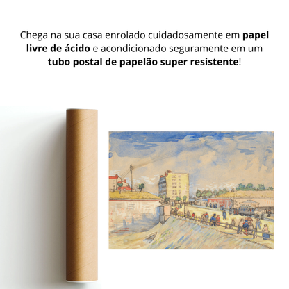 Portão nas muralhas de Paris (Porte de Clichy)