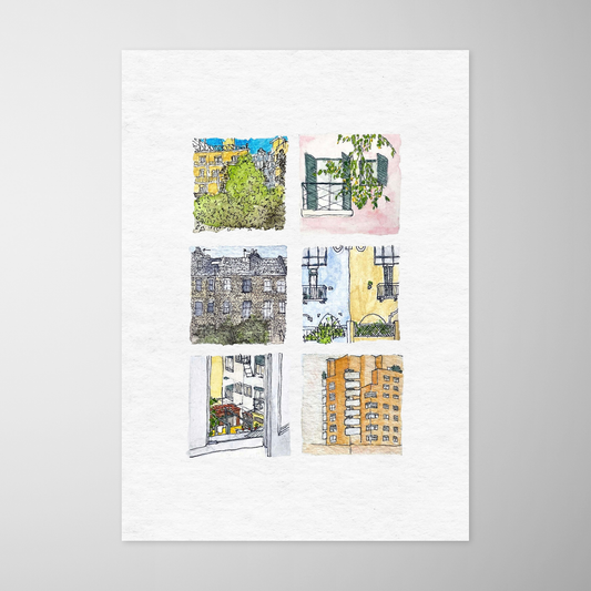 Tiny Diary Drawings 2023 - Janelas - Edição Limitada