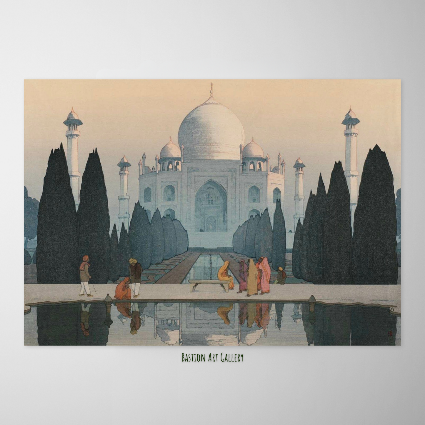 Névoa Matinal no Taj Mahal