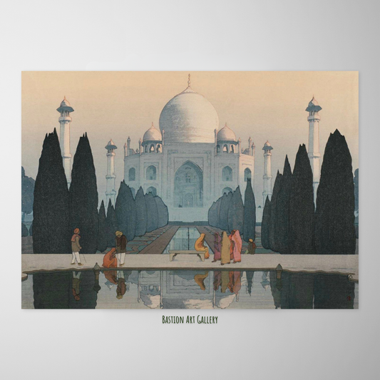 Névoa Matinal no Taj Mahal