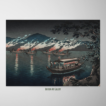 Pescaria com Cormorãs no Rio Nagara