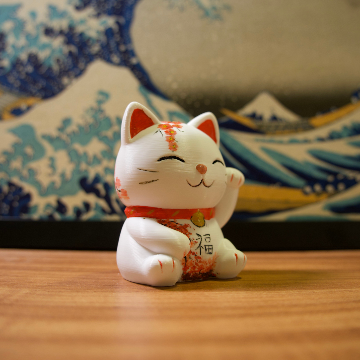 Gato da Sorte - 12 - Cerejeira e Pétalas