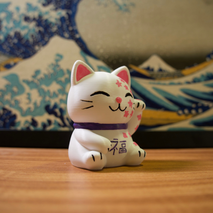 Gato da Sorte - 17 - Roxo e Sakuras