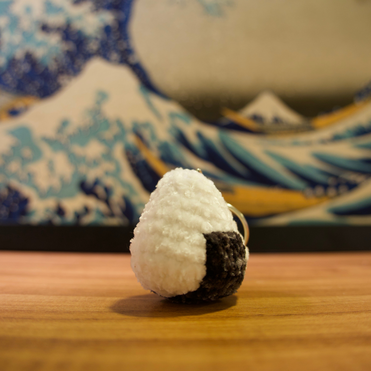 Chaveiro Onigiri com olhos