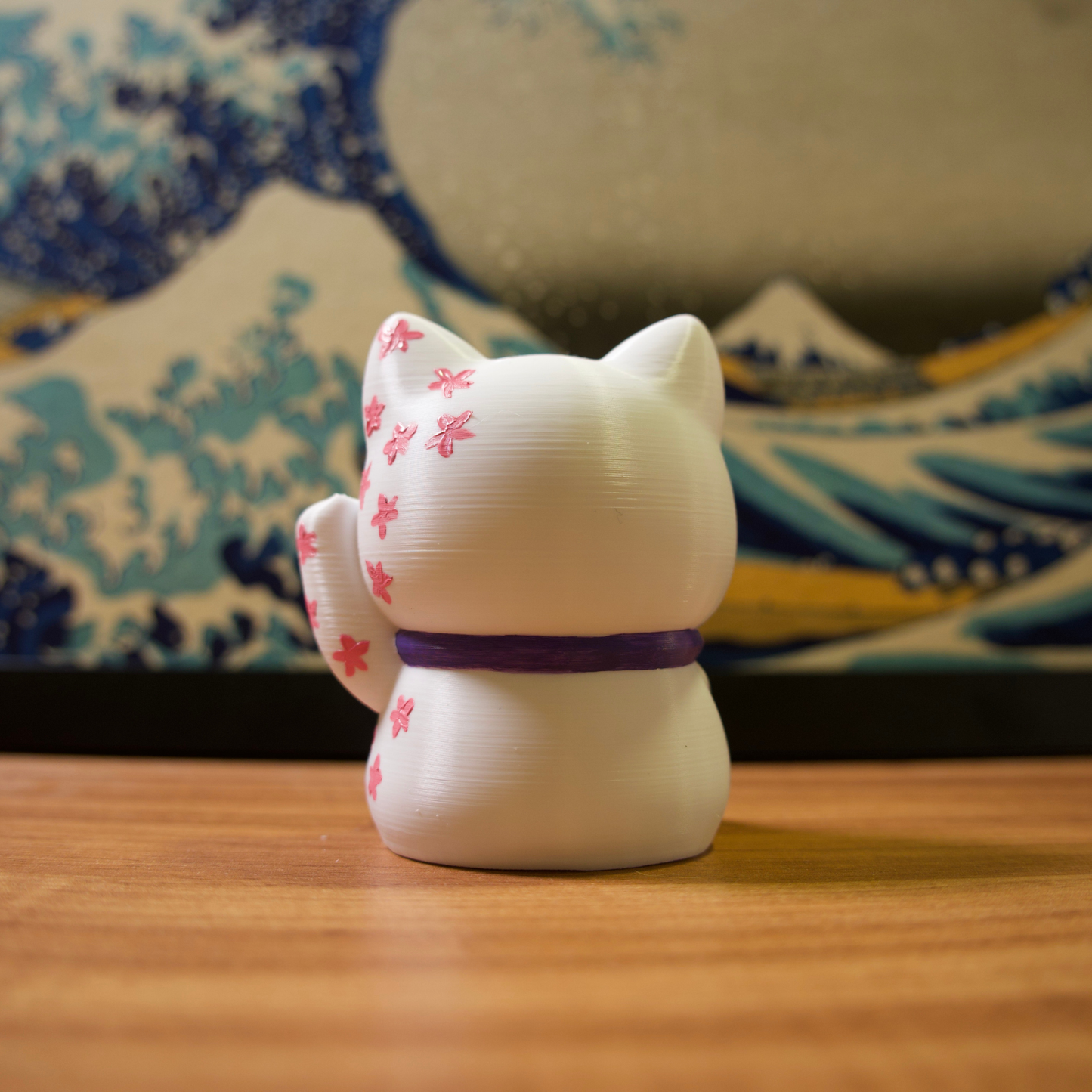 Gato da Sorte - 17 - Roxo e Sakuras